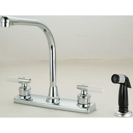 Hardware House 2-Handle Kitchen Faucet w/ Sprayer