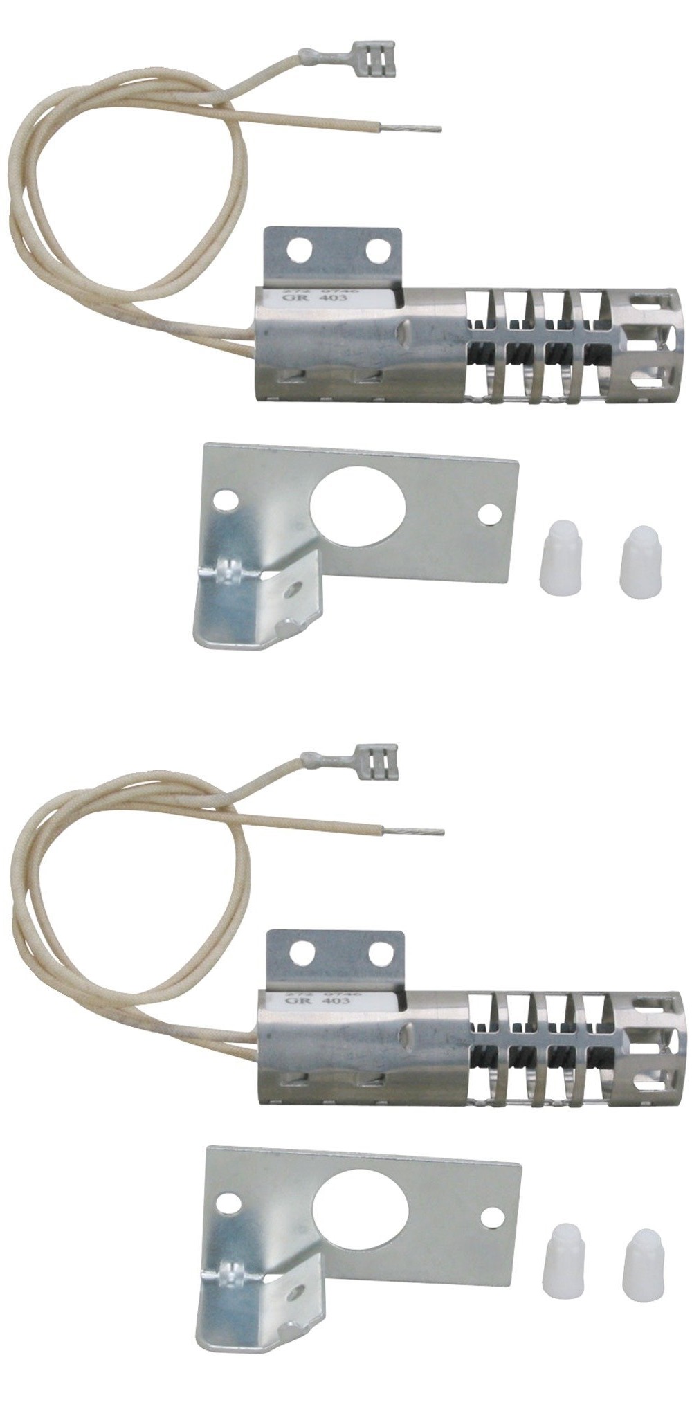 Gas Range Round Igniter 2 Pack for Whirlpool, Sears, GE, 4342528