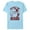 Light Blue, variant on Men's Lost Gods Respect The Beard  Graphic Tee Athletic Heather Medium