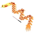 thumbnail image 4 of CIMAXIC Dragon Dance Ribbon Bright Dragon Dance Ribbon Outdoor Chinese Dragon Ribbon 3D Dragon Ribbon Waving Ribbon With Stick,118.11"X7.48"X0.04", 4 of 5