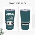 thumbnail image 2 of Custom Philadelphia Tumbler, Personalized Name and Number Tumbler Cup, Customized Stainless Steel Travel Coffee Mug Keeps Drinks Cold and hot Gifts for Men Women Fans, 2 of 6