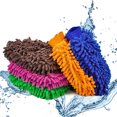 thumbnail image 5 of Guantes de limpieza para coche JM de gusano Coral acolchados gruesos 2 uds Color aleatorio, 5 of 5