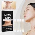 thumbnail image 2 of 20pcs Neck Firming Tape, Instant Lift Neck Tape, Double Chin Removal, Anti-Aging Wrinkle Removal Neck Patch, 2 of 5