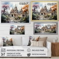 thumbnail image 4 of Designart "Reflecting at a Thai Temple I" Thailand Floater Framed Wall Art Living Room, 4 of 7