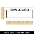 thumbnail image 2 of Invoiced Blank Box for Date Signature Billed Self-Inking Rubber Stamp Ink Stamper for Business Office - Black Ink - Small 1-1/2 Inch, 2 of 7
