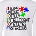 thumbnail image 4 of Inktastic Autism Awareness Acronym Long Sleeve Youth T-Shirt, 4 of 5
