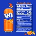 thumbnail image 2 of Fanta Orange Soda Pop, 16 fl oz Can, 2 of 10