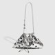 thumbnail image 3 of Mujeres Bolso Drawstring Rivet Bolso Hombro Hueco Y2K Bolso (plata), 3 of 9