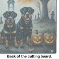 thumbnail image 3 of Rottweiler Spooky Halloween Glass Cutting Board Large 12 in x 15 in, 3 of 5