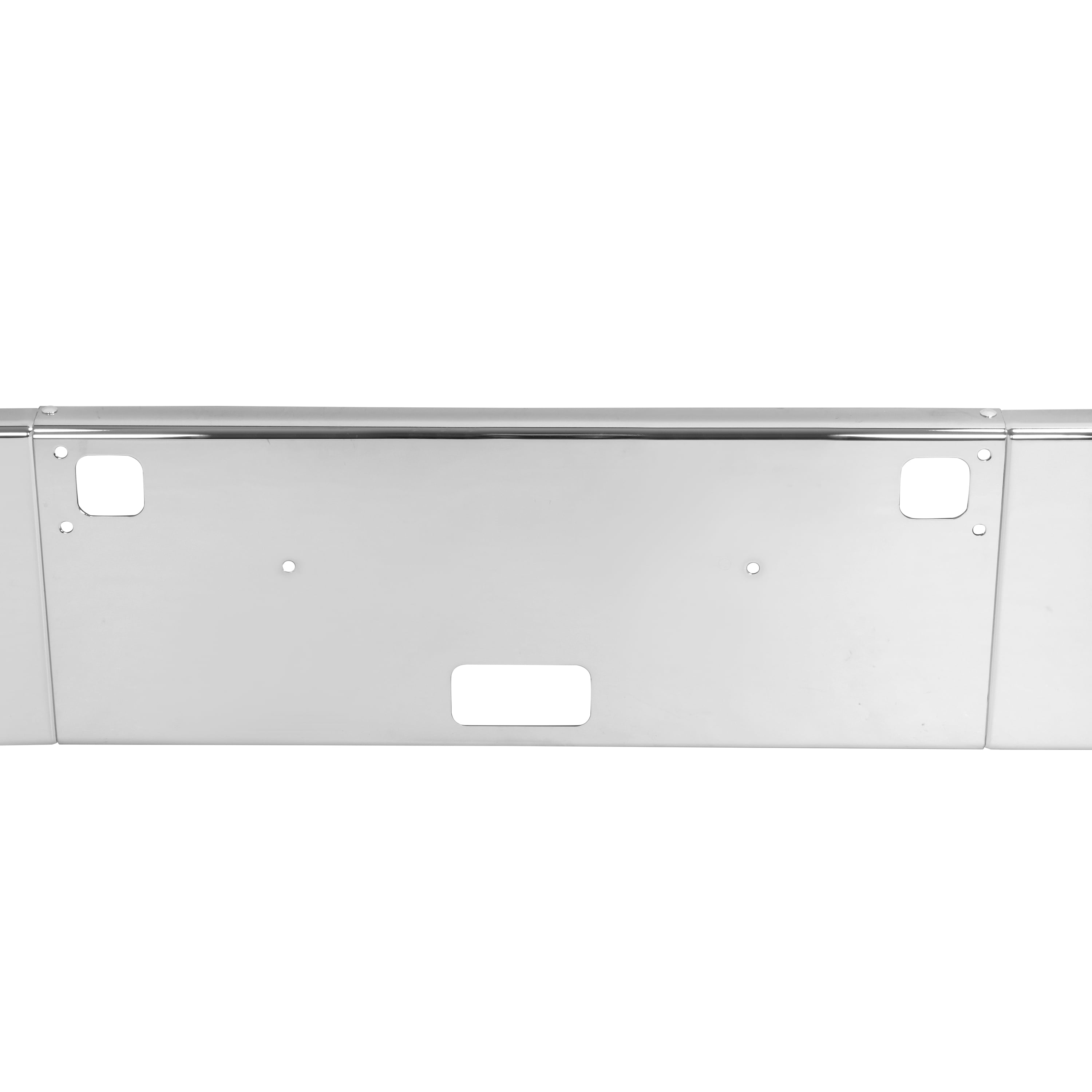 KOJEM Front Bumper Compatible with 1982+ Kenworth W900B / W900L Steel Chrome Silvery