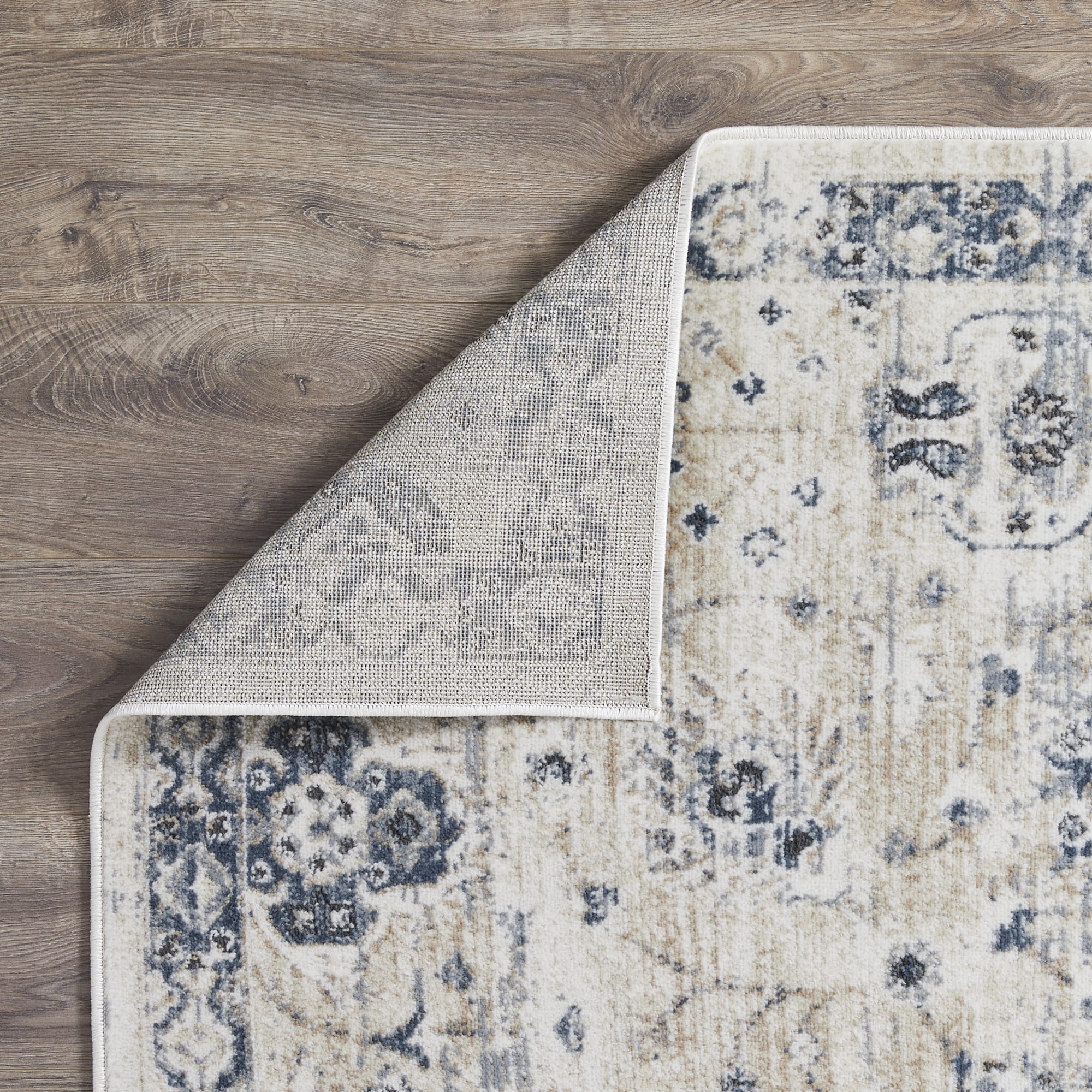 Loomaknoti Kehleigh Aylesh 9' x 12' Blue Oriental Indoor Area Rug