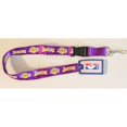 thumbnail image 1 of Los Angeles Lakers Purple Lanyard With Safety Fastener, 1 of 1