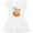 AA-White, variant on Cute as 3.14 Pi Day Pumpkin Pie Pun Girls Toddler Dress
