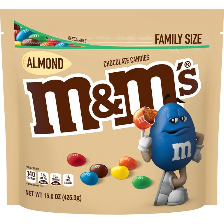 M&M's, Chocolate Candies, Milk Chocolate, 5.3 oz. Bag (1 Count)