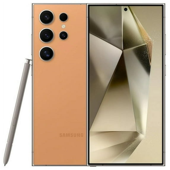 Restored Samsung Galaxy S24 Ultra 5G SM-S928U - Carrier Unlocked - 512GB Titanium Orange (US Model) (Refurbished)