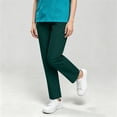 thumbnail image 7 of Kctiaxy Army Green Scrubs for Women Eastic Waist Drawstring Scrub Pants Straight Leg Work Pants, 7 of 7