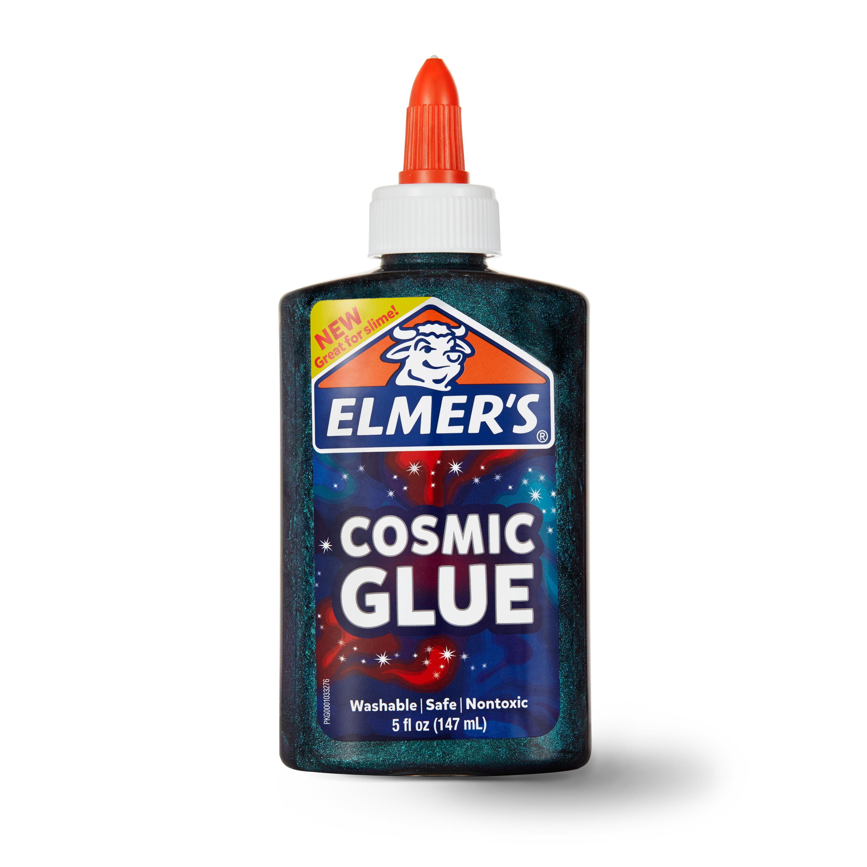 Elmer's Cosmic Liquid Glue, Makes Slime That Shimmers, Teal and Purple
