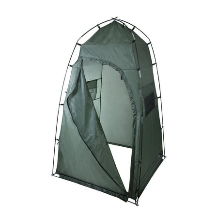 Stansport Cabana Privacy Shelter with Large Screened Windows and Vents, Storage Bag