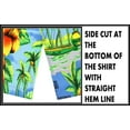 thumbnail image 5 of HAPPY BAY Button Down Shirt for Women Holidays Summer Hawaiian Short Sleeve Blouses Shirt Tops Tropical Vacation Beach Party Boho Shirt for Women XXL Ocean Chart, Blue, 5 of 5