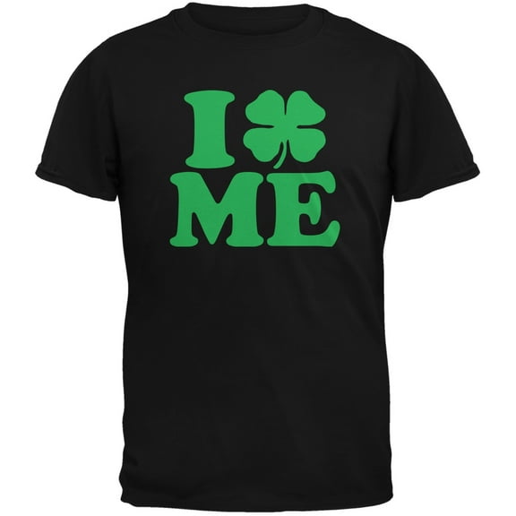 St. Patricks Day - I Shamrock Love Me Black Youth T-Shirt - Youth X-Large