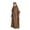 Coffee, variant on SBYOJLPB Children and Girls Long Dress the Middle East Muslim Ramadan Solid Color Splicing Dress Cuff Hat Hooded Dress