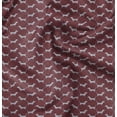thumbnail image 1 of Soimoi Tissu Poly Georgette Imprimé Teckel au Mètre 42 Pouces de Large, 1 of 6