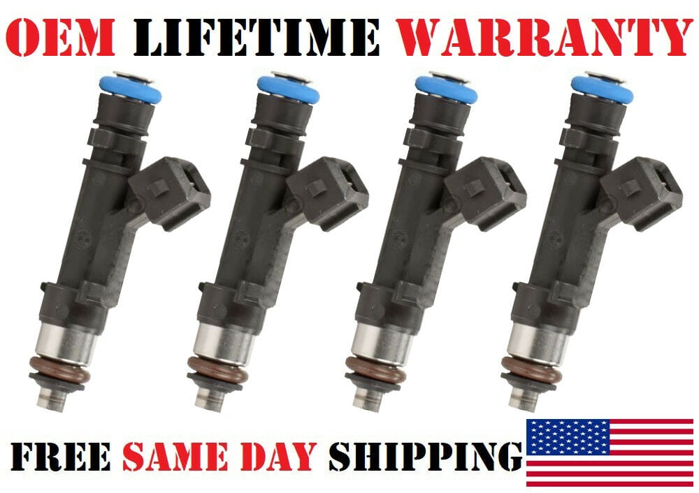 4 Genuine Bosch Fuel Injectors For 2012-2015 Chevrolet Sonic 1.4L I4 Turbocharge