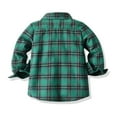 thumbnail image 5 of GYRATEDREAM Boy Gentleman Plaid Outfits Toddler Long Sleeve Shirt with Bow Ties Suspenders Pants Kid Dress Suit Wine Red for 12M-6T, 5 of 8