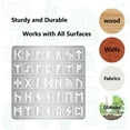 thumbnail image 6 of 6.3 Inch Metal Runes Stencil Stainless Steel Wood Burning Stencils and Patterns Reusable Templates Journal Tool, 6 of 9