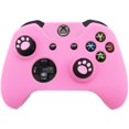 thumbnail image 1 of Funda protectora de silicona antideslizante Levamdar para controlador Xbox One color rosa, 1 of 5