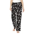 thumbnail image 2 of Kdxio Women's Comfy Stretch AnchorPrint Drawstring Pajama Pants-Medium, 2 of 9