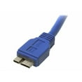 thumbnail image 3 of StarTech 3 ft SuperSpeed USB 3.0 Cable A to Micro B Blue, 3 of 3