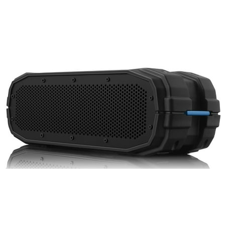 braven brv-1 portable wireless bluetooth speaker [12 hours][waterproof] built-in 1400 mah power bank charger - black /