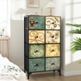 thumbnail image 3 of Tall Dresser for Bedroom, 8 Drawer Double Narrow Dresser, Lingerie Chest of Drawers for Bedroom, 46.5'' H X 26.6'' W X 11.7'' D, 3 of 7