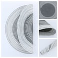 thumbnail image 2 of Unique Bargains Set of 6 Rattan Placemats for Dining Table Dark Gray, 2 of 6