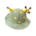 thumbnail image 4 of Sombrero de cubo para pequeños Sombrero de protección solar Sombrero de juego Plegable Lindo diseño de ciervo Sombrero de verano Sombrero de verde Hugo Sombrero de pescador para niños, 4 of 10