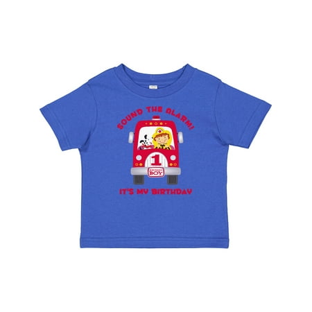

Inktastic Fire Truck 1st Birthday Boy Gift Baby Boy T-Shirt