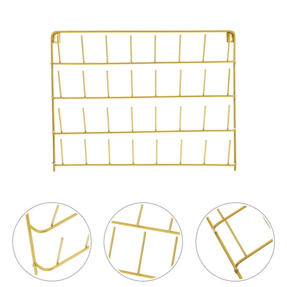 HOMEMAXS  Spool Holding Rack Wall Mounted Thread Rack Wall Sewing Thread Rack Thread Holder