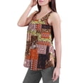 thumbnail image 2 of CATHY Women's Summer Sleeveless Pleated Top Loose Crew Neck Tunic, 2 of 4