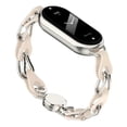 thumbnail image 3 of Correa Para Xiaomi Mi Band 8/9, Acero Inoxidable y Cuero, Resistente Al Agua, Unisex, 3 of 4