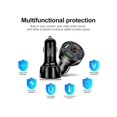 thumbnail image 5 of compatible 4 USB QC 3.0 Fast Charging Car Charger Adapter Car Accessories with LED Light_Perfect Gift, 5 of 5