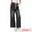 Black, variant on Women's Denim Pants Drawstring Wide Legs Jeans S Blue