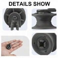thumbnail image 4 of 12 Pack 4581DD3002A Dishwasher Upper Dishrack Roller Wheels Replacement for Ldf6920st Ldf6920bb, 4 of 5