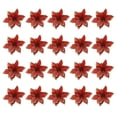 thumbnail image 1 of RYRDWP Christmas Large Glitter Flower 15cm Poinsettia Tree Hanging Party Decor, 1 of 1