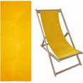 thumbnail image 1 of Tela de repuesto para silla de playa, 45 x 16,92 pulgadas, lona amarilla de repuesto para silla de patio, tela para silla plegable de exterior., 1 of 9