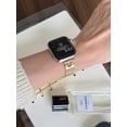 thumbnail image 2 of Curved metal Apple watch strap, 38mm 40mm 41mm 42mm 44mm 45mm Unisex Bands,Apple Watch Strap for Series SE 1-9, 2 of 5
