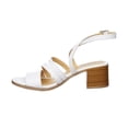 thumbnail image 3 of Sandalias Para Mujer Cruzadas Con Tacón Blanco Formales blanco 23 Incógnita 032D1Z, 3 of 7