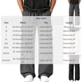 thumbnail image 4 of Tqyyweavej Men's Casual Cargo Pants Plus Size Straight Leg Trousers with Pockets Drawstring Wide Leg Outdoor Joggers for Hiking S-5XL, 4 of 10