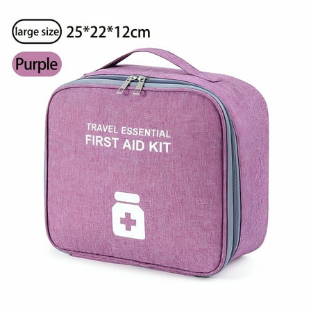 XIRQI 330 Piece First Aid Kit,Premium Waterproof Compact Trauma Medical Kits for Any Emergencies,Ideal for Home,Office,Car,Travel,Outdoor,Camping,Hiking,Boating (Purple)