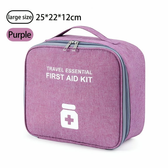 XIRQI 330 Piece First Aid Kit,Premium Waterproof Compact Trauma Medical Kits for Any Emergencies,Ideal for Home,Office,Car,Travel,Outdoor,Camping,Hiking,Boating (Purple)